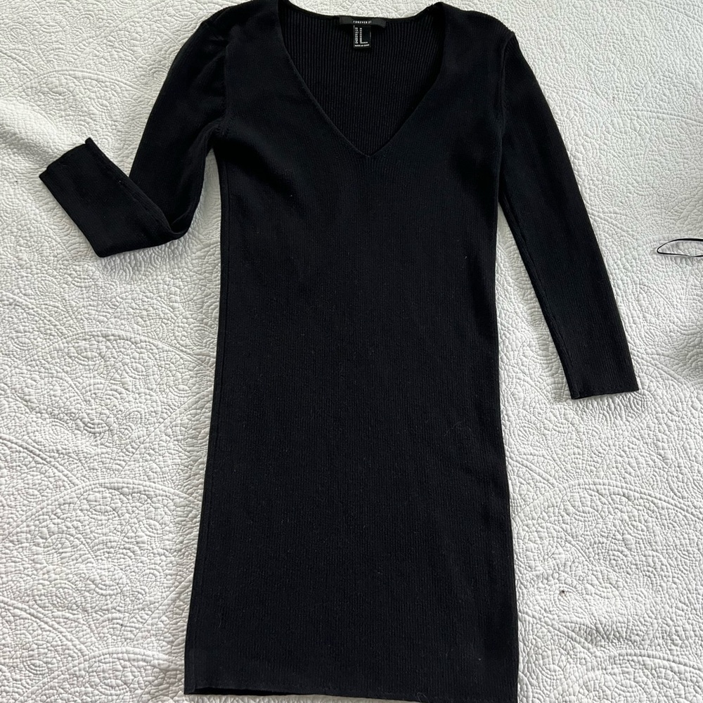 Forever 21 black bodycon dress.